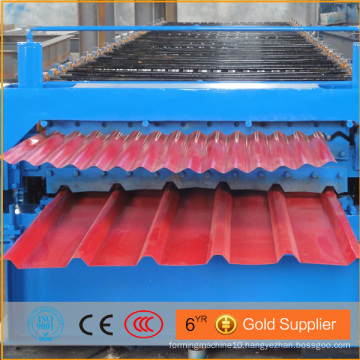 alibaba Popular double deck color steel roof tile roll forming machines